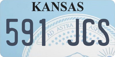 KS license plate 591JCS
