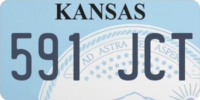 KS license plate 591JCT
