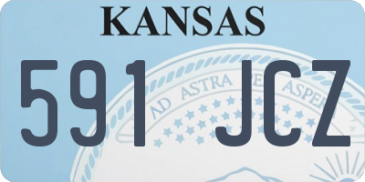 KS license plate 591JCZ