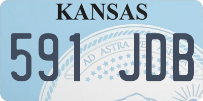 KS license plate 591JDB