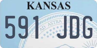 KS license plate 591JDG