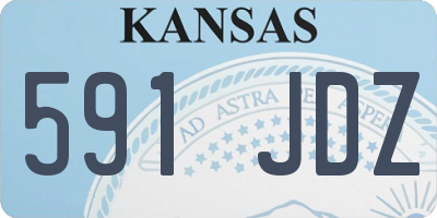 KS license plate 591JDZ