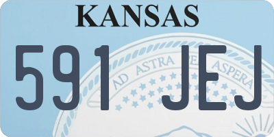 KS license plate 591JEJ