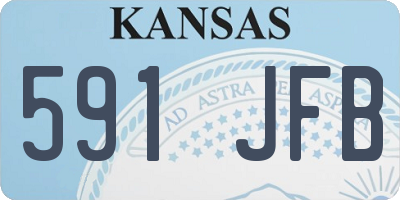 KS license plate 591JFB