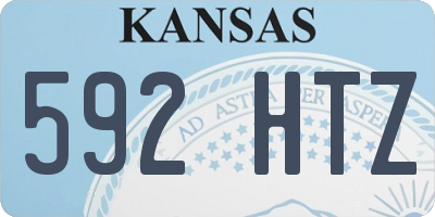KS license plate 592HTZ
