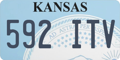 KS license plate 592ITV