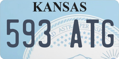 KS license plate 593ATG
