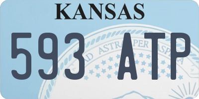 KS license plate 593ATP