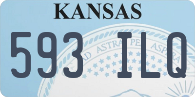 KS license plate 593ILQ