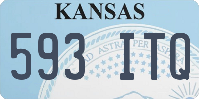 KS license plate 593ITQ