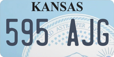 KS license plate 595AJG