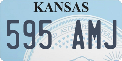 KS license plate 595AMJ