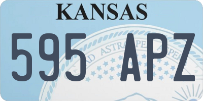 KS license plate 595APZ
