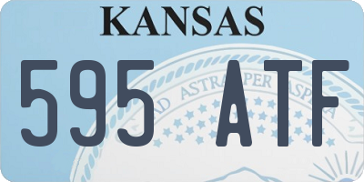 KS license plate 595ATF