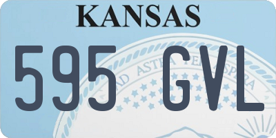 KS license plate 595GVL