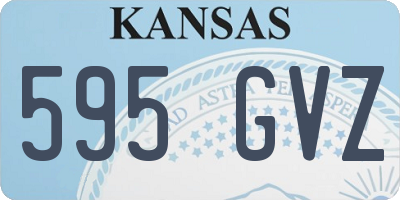 KS license plate 595GVZ