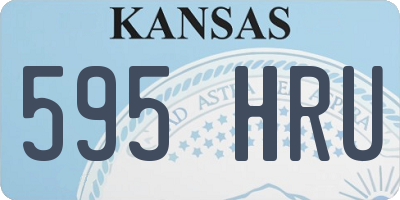KS license plate 595HRU
