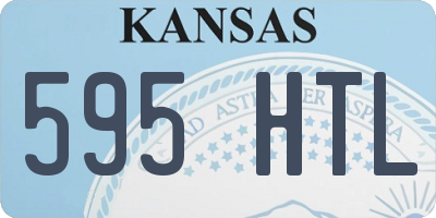 KS license plate 595HTL