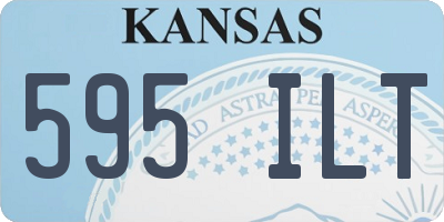 KS license plate 595ILT