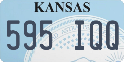 KS license plate 595IQQ