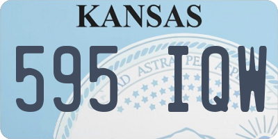 KS license plate 595IQW