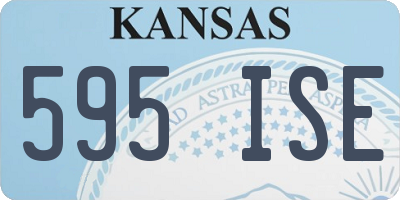 KS license plate 595ISE