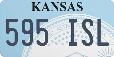KS license plate 595ISL