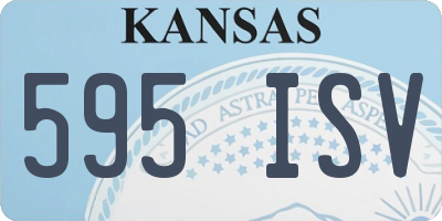 KS license plate 595ISV