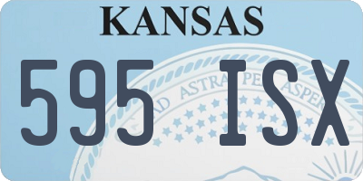 KS license plate 595ISX