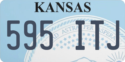 KS license plate 595ITJ