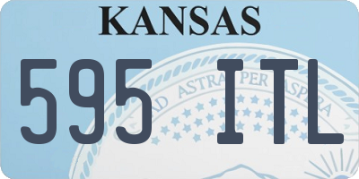 KS license plate 595ITL