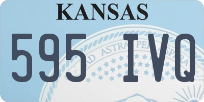 KS license plate 595IVQ