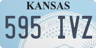 KS license plate 595IVZ