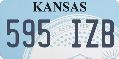 KS license plate 595IZB
