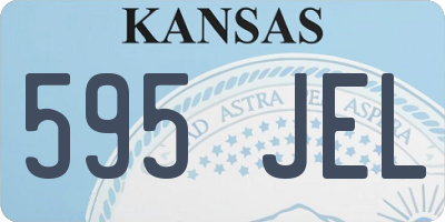 KS license plate 595JEL