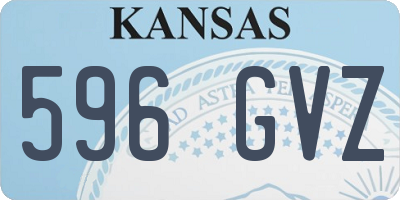 KS license plate 596GVZ