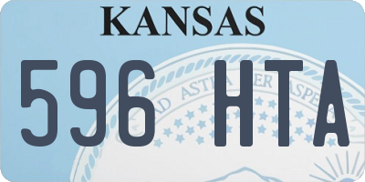 KS license plate 596HTA