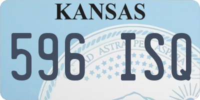 KS license plate 596ISQ