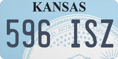 KS license plate 596ISZ