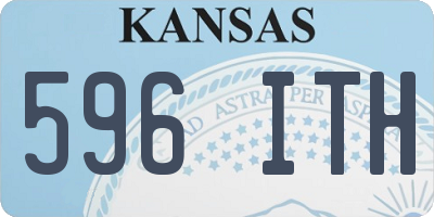 KS license plate 596ITH