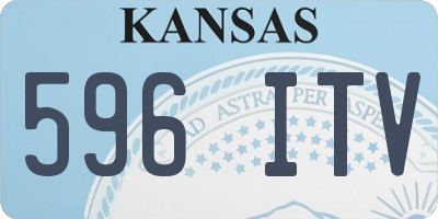 KS license plate 596ITV