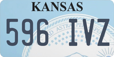 KS license plate 596IVZ