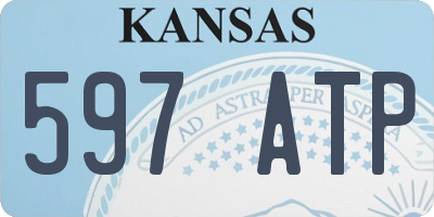 KS license plate 597ATP