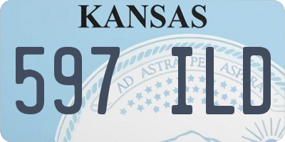 KS license plate 597ILD
