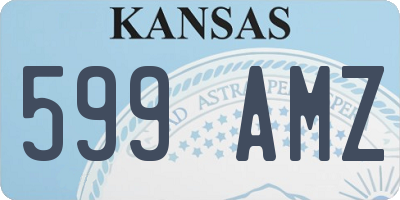 KS license plate 599AMZ