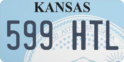KS license plate 599HTL