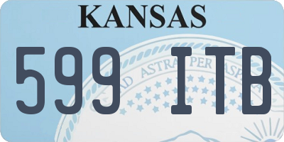 KS license plate 599ITB