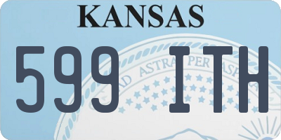 KS license plate 599ITH