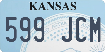 KS license plate 599JCM
