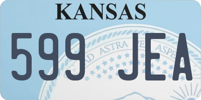 KS license plate 599JEA